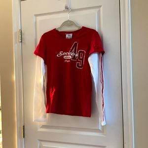 Adidas layered long sleeve women’s top